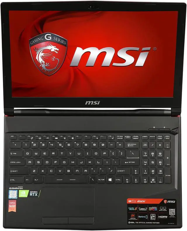 Alt view image 15 of 20 - MSI GL Series GL63 8SEK-684 15.6" 120 Hz Intel Core i7 8th Gen 8750H (2.20 GHz) NVIDIA GeForce RTX 2060 16 GB Memory 512 GB NVMe SSD Windows 10 Home 64-bit Gaming Laptop -- ONLY @ NEWEGG