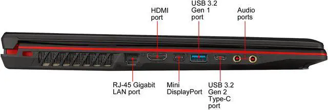 Alt view image 20 of 20 - MSI GL Series GL63 8SD-889 15.6" 120 Hz IPS Intel Core i7 8th Gen 8750H (2.20 GHz) NVIDIA GeForce GTX 1660 Ti 8 GB Memory 512 GB NVMe SSD Windows 10 Home 64-bit Gaming Laptop -- ONLY @ NEWEGG