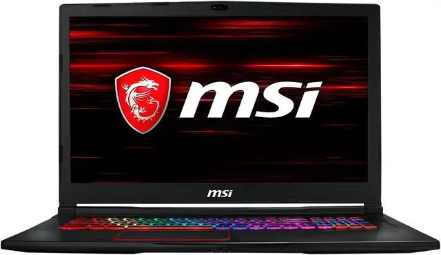Alt view image 2 of 19 - MSI GE Series - 17.3" FHD 120 Hz - Intel Core i7-8750H - GeForce GTX 1060 - 16GB Memory DDR4 2666 - 256GB NVMe SSD - Windows 10 Home 64-bit ()