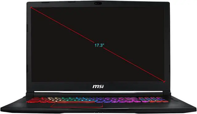 Alt view image 17 of 19 - MSI GE Series - 17.3" FHD 120 Hz - Intel Core i7-8750H - GeForce GTX 1060 - 16GB Memory DDR4 2666 - 256GB NVMe SSD - Windows 10 Home 64-bit ()