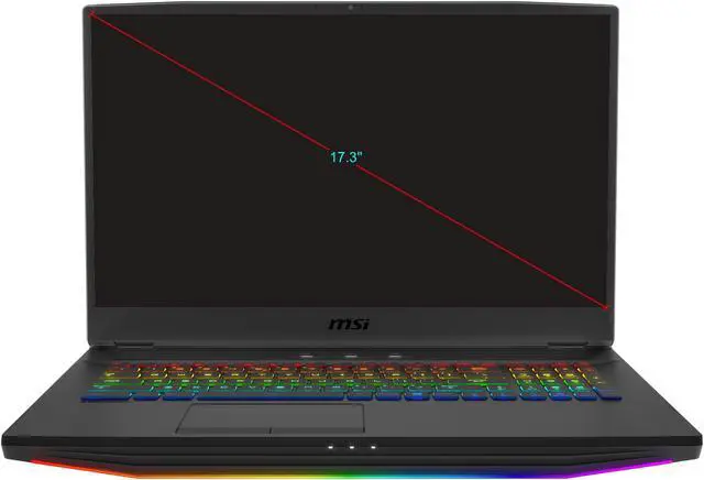 Alt view image 13 of 13 - MSI GT Series GT76 TITAN DT-039 17.3" 4K/UHD IPS Intel Core i9 9th Gen 9900K (3.60 GHz) NVIDIA GeForce RTX 2080 64 GB Memory 1 TB SSD 1 TB HDD Windows 10 Pro 64-bit Gaming Laptop