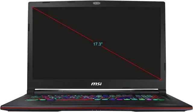 Alt view image 17 of 19 - MSI GL Series - 17.3" GeForce RTX 2060 - Intel Core i7-9750H  - 16GB Memory - 512 GB NVMe SSD - Windows 10 Home 64-bit - Gaming Laptop - 144 Hz IPS (GL73 9SEK-411 )