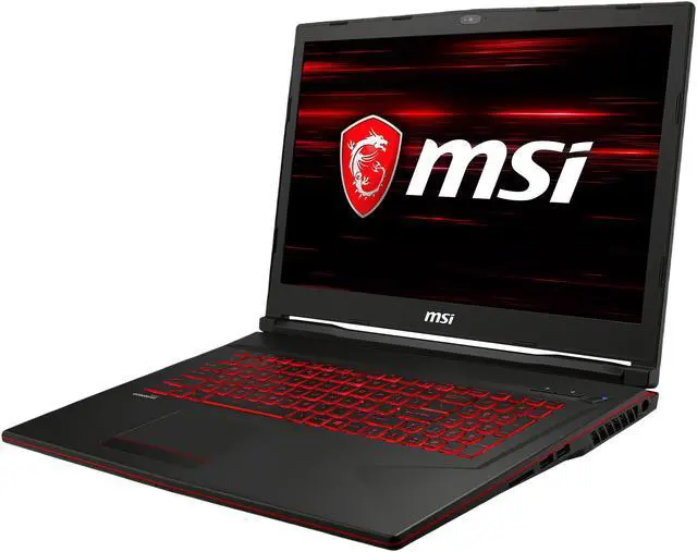 Alt view image 5 of 19 - MSI GL Series - 17.3" GeForce GTX 1050 Ti - Intel Core i7-9750H  - 8GB Memory - 256 GB NVMe SSD - Windows 10 Home 64-bit - Gaming Laptop - 60 Hz (GL73 9RCX-029 )