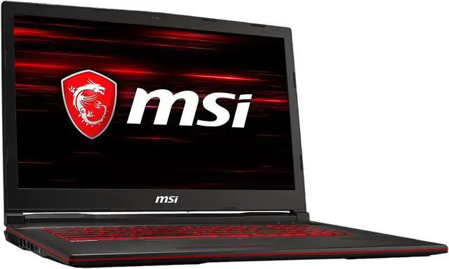 Alt view image 4 of 19 - MSI GL Series - 17.3" GeForce GTX 1050 Ti - Intel Core i7-9750H  - 8GB Memory - 256 GB NVMe SSD - Windows 10 Home 64-bit - Gaming Laptop - 60 Hz (GL73 9RCX-029 )