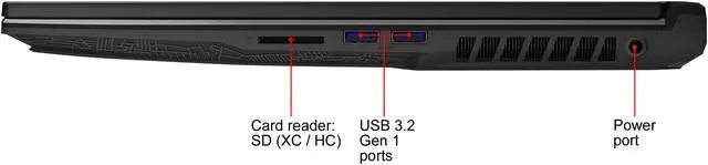Alt view image 20 of 20 - MSI GP Series - 17.3" GeForce RTX 2060 - Intel Core i7-9750H - 16GB Memory - 512 GB NVMe SSD - Windows 10 Home 64-bit - Gaming Laptop - 144 Hz IPS (GP75 Leopard 9SE-888 )
