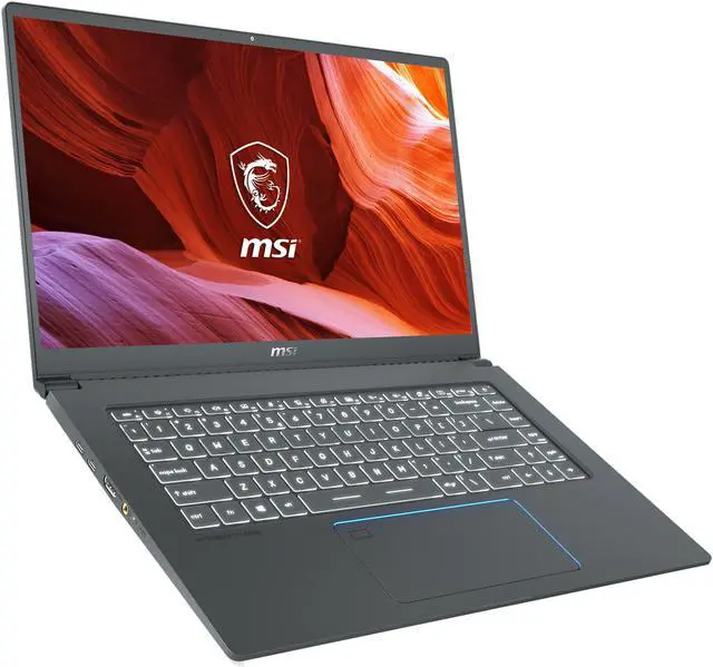 Alt view image 7 of 9 - MSI Laptop Intel Core i7-10710U 32GB Memory 1 TB NVMe SSD GeForce GTX 1650 15.6" 4K / UHD Non-Touch Screen Windows 10 Pro 64-bit Prestige 15 A10SC-010