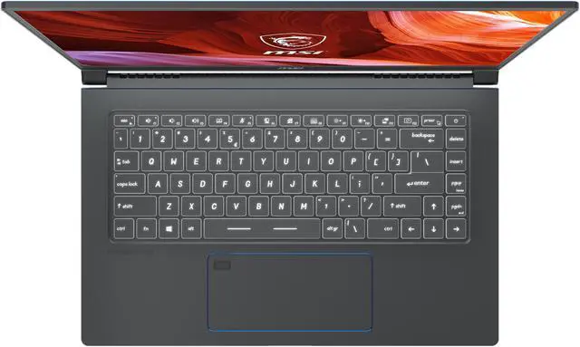 Alt view image 6 of 9 - MSI Laptop Intel Core i7-10710U 32GB Memory 1 TB NVMe SSD GeForce GTX 1650 15.6" 4K / UHD Non-Touch Screen Windows 10 Pro 64-bit Prestige 15 A10SC-010