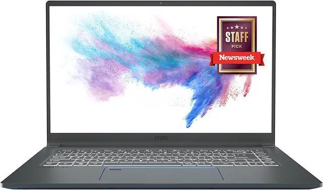 Main image of MSI Laptop Prestige 15 A10SC-011 Intel Core i7 10th Gen 10710U (1.10 GHz) 16 GB Memory 512 GB NVMe SSD NVIDIA GeForce GTX 1650 15.6" Windows 10 Pro 64-bit