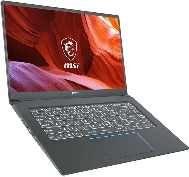 Alt view image 7 of 9 - MSI Laptop Prestige 15 A10SC-011 Intel Core i7 10th Gen 10710U (1.10 GHz) 16 GB Memory 512 GB NVMe SSD NVIDIA GeForce GTX 1650 15.6" Windows 10 Pro 64-bit