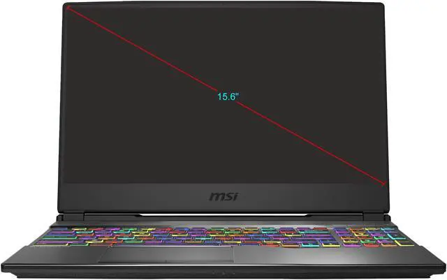 Alt view image 18 of 20 - MSI GP Series - 15.6" GeForce RTX 2070 - Intel Core i7-9750H  - 16GB Memory - 512 GB NVMe SSD - Windows 10 Home 64-bit - Gaming Laptop - 144 Hz IPS (GP65 Leopard 9SF-240 )