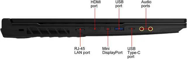 Alt view image 19 of 20 - MSI GP Series - 15.6" GeForce RTX 2070 - Intel Core i7-9750H  - 16GB Memory - 512 GB NVMe SSD - Windows 10 Home 64-bit - Gaming Laptop - 144 Hz IPS (GP65 Leopard 9SF-240 )