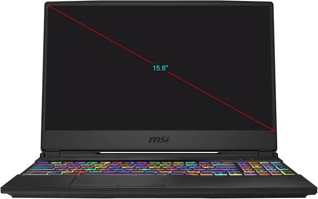 Alt view image 17 of 19 - MSI GL Series - 15.6" GeForce RTX 2060 - Intel Core i7-9750H  - 16GB Memory - 512 GB NVMe SSD - Windows 10 Home 64-bit - Gaming Laptop - 144 Hz IPS (GL65 9SEK-065 )