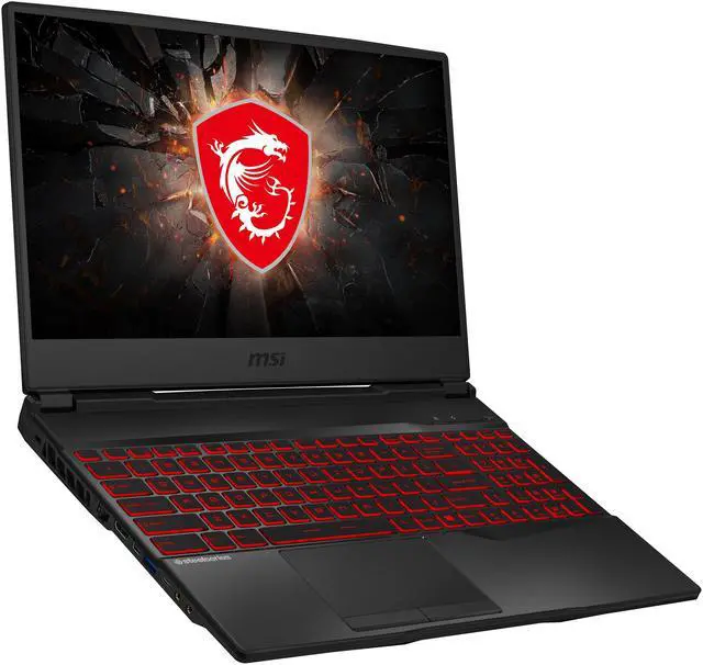 Alt view image 5 of 19 - MSI GL Series - 15.6" GeForce GTX 1650 - Intel Core i7-9750H - 8GB Memory - 512 GB NVMe SSD - Windows 10 Home 64-bit - Gaming Laptop - (GL65 9SC-003 )
