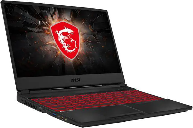 Alt view image 3 of 19 - MSI GL Series - 15.6" GeForce GTX 1650 - Intel Core i5-9300H  - 8GB Memory - 512 GB NVMe SSD - Windows 10 Home 64-bit - Gaming Laptop - (GL65 9SC-004 )