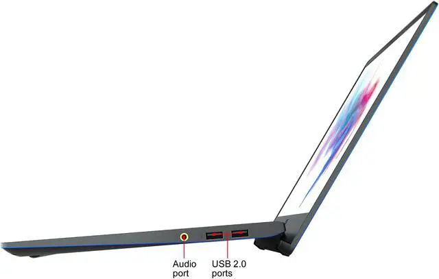 Alt view image 10 of 20 - MSI Laptop Intel Core i7-10710U 16GB Memory 1 TB NVMe SSD NVIDIA GeForce GTX 1650 Max-Q 14.0" Non-Touch Screen Windows 10 Pro 64-bit Prestige 14 A10SC-021