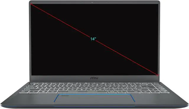 Alt view image 4 of 19 - MSI Laptop Intel Core i5-10210U 16GB Memory 512 GB NVMe SSD NVIDIA GeForce GTX 1650 Max-Q 14.0" Non-Touch Screen Windows 10 Pro 64-bit Prestige 14 A10SC-020
