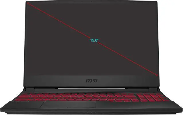 Alt view image 7 of 9 - MSI GL Series GL65 9SE-055CA 15.6" 120 Hz IPS Intel Core i7 9th Gen 9750H (2.60 GHz) NVIDIA GeForce RTX 2060 16 GB Memory 512 GB NVMe SSD Windows 10 Home 64-bit Gaming Laptop
