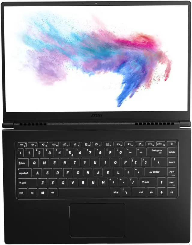 Alt view image 7 of 14 - MSI Laptop Intel Core i5-10210U 8GB Memory 512 GB NVMe SSD Intel UHD Graphics 15.6" Non-Touch Screen Windows 10 Home 64-bit Modern 15 A10M-014