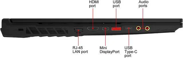 Alt view image 20 of 20 - MSI GE Series - 15.6" GeForce GTX 1660 Ti - Intel Core i7-9750H  - 16GB Memory - 1 TB NVMe SSD - Windows 10 Home 64-bit - Gaming Laptop - 144 Hz IPS (GE65 Raider-431 )