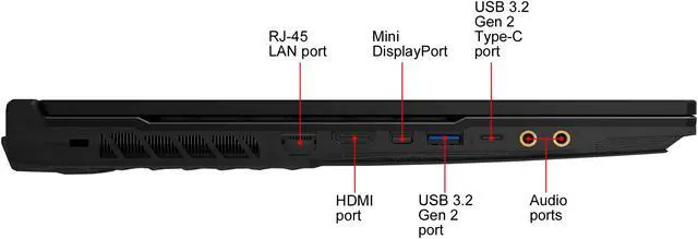 Alt view image 5 of 9 - MSI GP Series GP65 9SD-285CA Leopard 15.6" 120 Hz IPS Intel Core i7 9th Gen 9750H (2.60 GHz) NVIDIA GeForce GTX 1660 Ti 16 GB Memory 512 GB NVMe SSD Windows 10 Home 64-bit Gaming Laptop