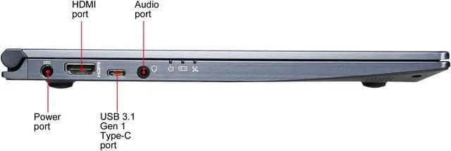Alt view image 8 of 11 - MSI Laptop PS Series Intel Core i7-8550U 16GB Memory 256 GB NVMe SSD NVIDIA GeForce GTX 1050 Max-Q 14.0" Non-Touch Screen Windows 10 Home 64-bit PS42 Modern-074