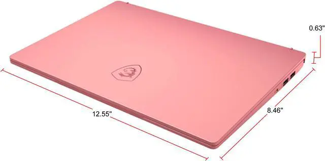 Alt view image 12 of 20 - MSI Laptop Prestige 14 A10SC-091 Intel Core i7 10th Gen 10710U (1.10 GHz) 16 GB Memory 512 GB NVMe SSD NVIDIA GeForce GTX 1650 Max-Q 14.0" Windows 10 Pro 64-bit (Limited Edition w/ Pink Carry Bag, Mouse, Rubber Lucky Keychain)