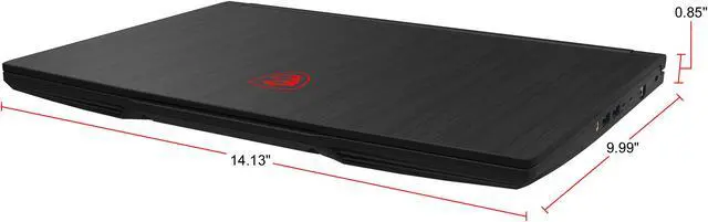 Alt view image 18 of 20 - MSI GF65 THIN 9SEXR-250 - 15.6" - Intel Core i7-9750H - GeForce RTX 2060 - 8 GB DDR4 - 512 GB SSD - Gaming Laptop