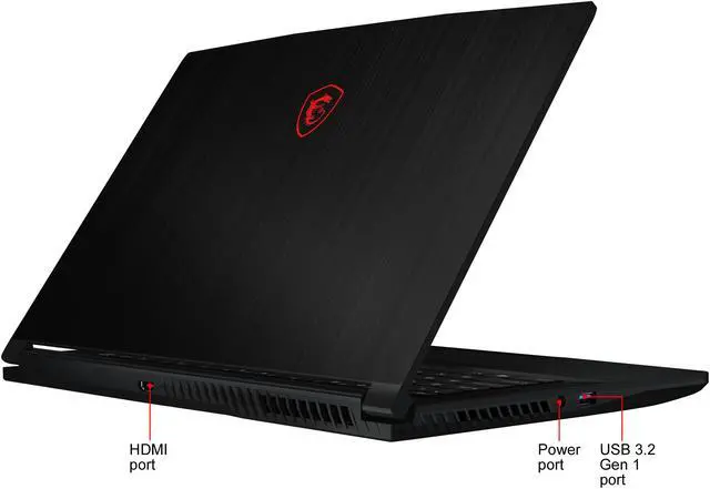 Alt view image 11 of 15 - MSI GF63 THIN 9SCX-005 - 15.6" 60 Hz - Intel Core i5-9300H - GeForce GTX 1650 Max-Q - 8 GB DDR4 - 256 GB SSD - Windows 10 Home - Gaming Laptop