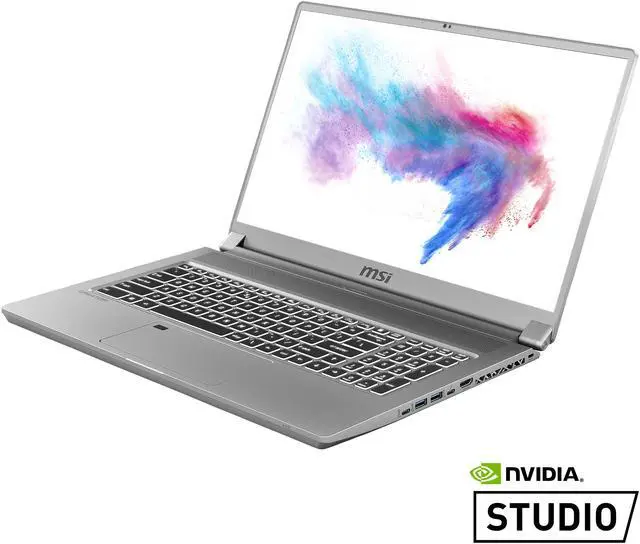 Main image of MSI Laptop Creator 17 A10SFS-254 Intel Core i7 10th Gen 10875H (2.30 GHz) 32 GB Memory 1 TB NVMe SSD NVIDIA GeForce RTX 2070 Super Max-Q 17.3" 4K/UHD Mini LED Display Windows 10 Pro 64-bit