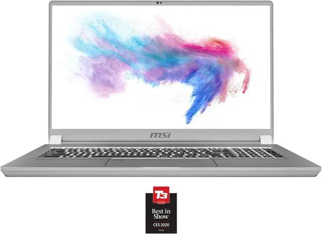 Alt view image 2 of 20 - MSI Laptop Creator 17 A10SFS-254 Intel Core i7 10th Gen 10875H (2.30 GHz) 32 GB Memory 1 TB NVMe SSD NVIDIA GeForce RTX 2070 Super Max-Q 17.3" 4K/UHD Mini LED Display Windows 10 Pro 64-bit