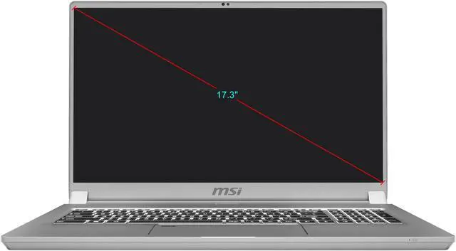 Alt view image 3 of 20 - MSI Laptop Creator 17 A10SFS-254 Intel Core i7 10th Gen 10875H (2.30 GHz) 32 GB Memory 1 TB NVMe SSD NVIDIA GeForce RTX 2070 Super Max-Q 17.3" 4K/UHD Mini LED Display Windows 10 Pro 64-bit