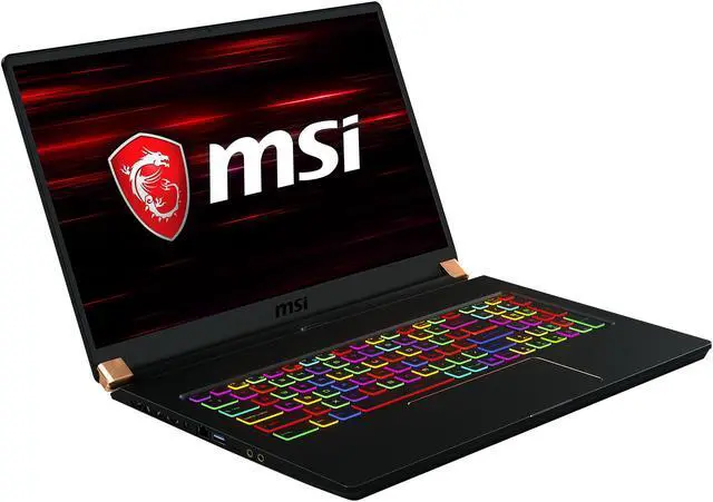 Alt view image 3 of 20 - MSI GS75 Stealth 10SE-050, 17.3" Gaming Laptop, Intel Core i7-10750H, RTX 2060, 16 GB Memory, 512 GB SSD