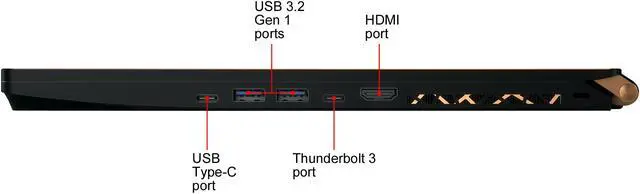 Alt view image 10 of 20 - MSI GS75 Stealth 10SE-050, 17.3" Gaming Laptop, Intel Core i7-10750H, RTX 2060, 16 GB Memory, 512 GB SSD