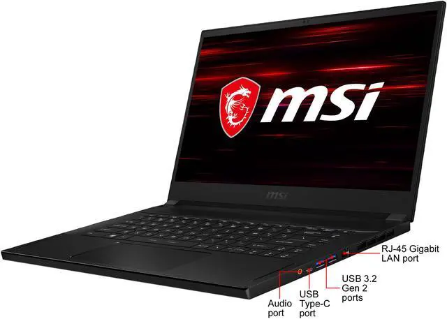Alt view image 5 of 20 - MSI GS66 Stealth 10SGS-031, 15.6" Gaming Laptop, Intel Core i9-10980HK, RTX 2080 Super Max-Q, 32 GB Memory, 1 TB SSD, Windows 10 Pro