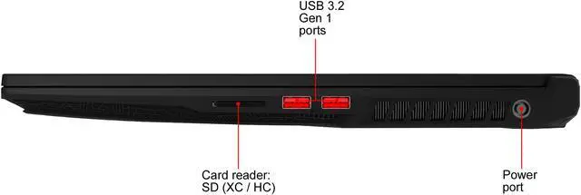 Alt view image 10 of 20 - MSI GE75 Raider 10SF-019, 17.3" Gaming Laptop, Intel Core i7-10750H, RTX 2070, 16 GB Memory, 512 GB SSD