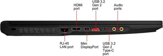 Alt view image 11 of 20 - MSI GE75 Raider 10SF-019, 17.3" Gaming Laptop, Intel Core i7-10750H, RTX 2070, 16 GB Memory, 512 GB SSD