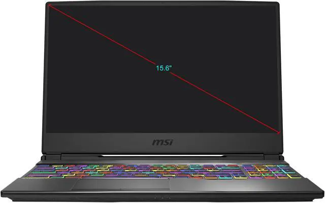 Alt view image 2 of 20 - MSI GP65 Leopard 10SDK-049, 15.6" Gaming Laptop, Intel Core i7-10750H, GTX 1660 Ti, 16 GB Memory, 512 GB SSD
