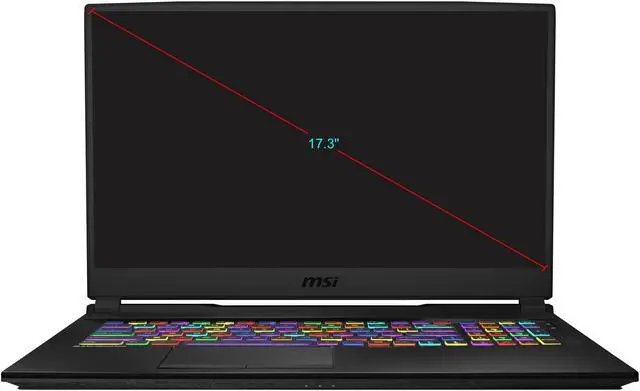 Alt view image 3 of 20 - MSI GL75 Leopard 10SFK-029 - 17.3" 144 Hz - Intel Core i7-10750H - GeForce RTX 2070 - 16 GB DDR4 - 1 TB HDD + 512 GB SSD - Windows 10 Home - Gaming Laptop