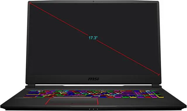 Alt view image 3 of 20 - MSI GE Series GE75 10SFS-080CA Raider 17.3" 240 Hz IPS Intel Core i7 10th Gen 10750H (2.60 GHz) NVIDIA GeForce RTX 2070 SUPER 16 GB Memory 512 GB SSD 1 TB HDD Windows 10 Pro 64-bit Gaming Laptop