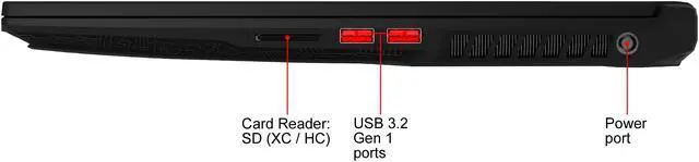 Alt view image 8 of 20 - MSI GE Series GE75 10SFS-080CA Raider 17.3" 240 Hz IPS Intel Core i7 10th Gen 10750H (2.60 GHz) NVIDIA GeForce RTX 2070 SUPER 16 GB Memory 512 GB SSD 1 TB HDD Windows 10 Pro 64-bit Gaming Laptop