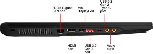 Alt view image 10 of 20 - MSI GE Series GE75 10SFS-080CA Raider 17.3" 240 Hz IPS Intel Core i7 10th Gen 10750H (2.60 GHz) NVIDIA GeForce RTX 2070 SUPER 16 GB Memory 512 GB SSD 1 TB HDD Windows 10 Pro 64-bit Gaming Laptop