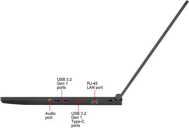 Alt view image 9 of 17 - MSI Bravo 15 A4DDR-022 - 15.6" Gaming Laptop, AMD Ryzen 5 4600H, AMD Radeon RX 5500M, 8 GB Memory, 512 GB SSD