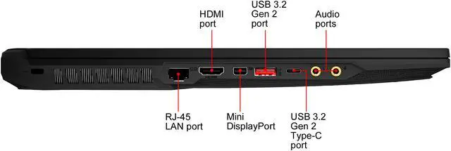 Alt view image 11 of 20 - MSI GE Series - 17.3" NVIDIA GeForce RTX 2080 Super Max-P - Intel Core i7-10750H  - 32GB Memory - 1 TB NVMe SSD - Windows 10 Home 64-bit - Gaming Laptop - 300 Hz IPS (GE75 Raider 10SGS-223 )