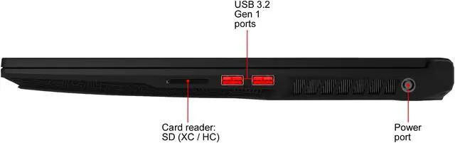 Alt view image 11 of 20 - MSI GE Series - 17.3" GeForce RTX 2070 SUPER - Intel Core i7-10750H - 32GB Memory - 1TB NVMe SSD - Windows 10 Home 64-bit - Gaming Laptop - 300 Hz IPS (GE75 Raider 10SFS-226 )