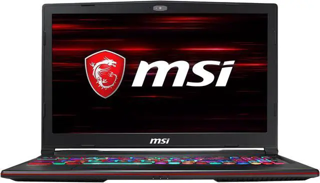 Alt view image 2 of 19 - MSI GL63 - 15.6" - Intel Core i7-9750H - GeForce GTX 1660 Ti - 16 GB DDR4 - 256 GB SSD - 1 TB HDD - Windows 10 Home - Gaming Laptop (GL63 9SDK-1051)