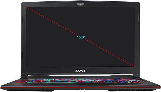 MSI GL63 Ordinateur portable PC Gaming 256 Go SSD + 1 To HDD - 6