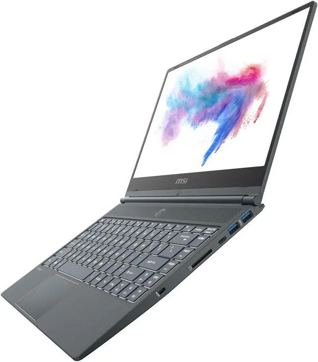 Alt view image 6 of 18 - MSI Laptop Intel Core i5-10210U 8GB Memory 512 GB NVMe SSD NVIDIA GeForce MX330 14.0" Non-Touch Screen Windows 10 Pro 64-bit Modern 14 A10RAS-1031