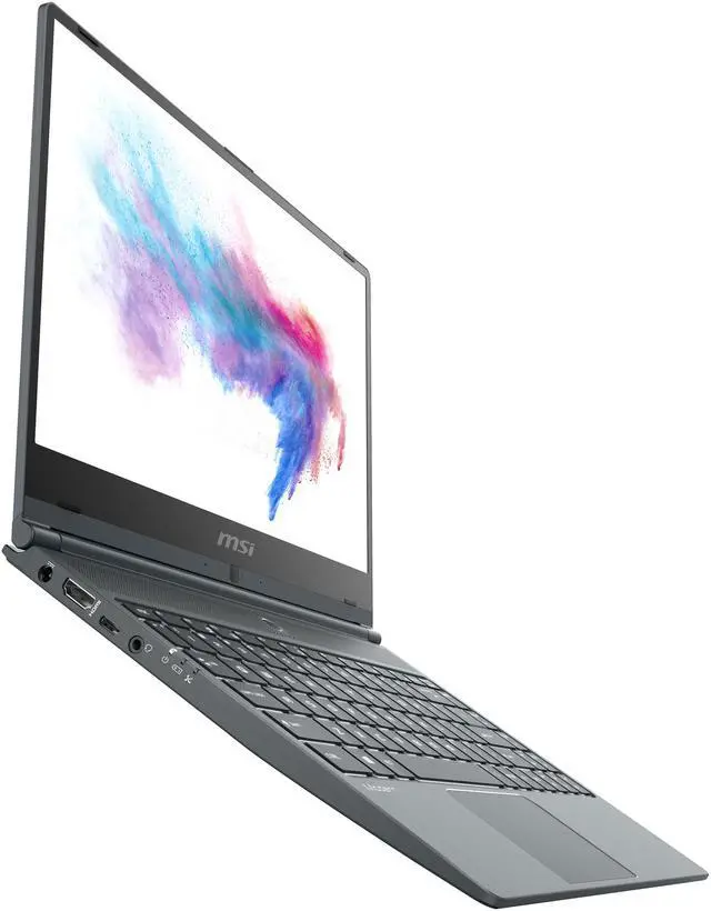 Alt view image 7 of 18 - MSI Laptop Intel Core i5-10210U 8GB Memory 512 GB NVMe SSD NVIDIA GeForce MX330 14.0" Non-Touch Screen Windows 10 Pro 64-bit Modern 14 A10RAS-1031