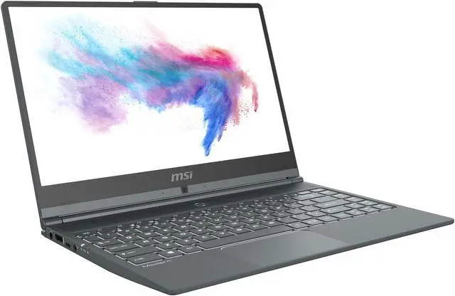 Main image of MSI Laptop Intel Core i5-10210U 8GB Memory 512 GB NVMe SSD NVIDIA GeForce MX330 14.0" Non-Touch Screen Windows 10 Pro 64-bit Modern 14 A10RAS-1031
