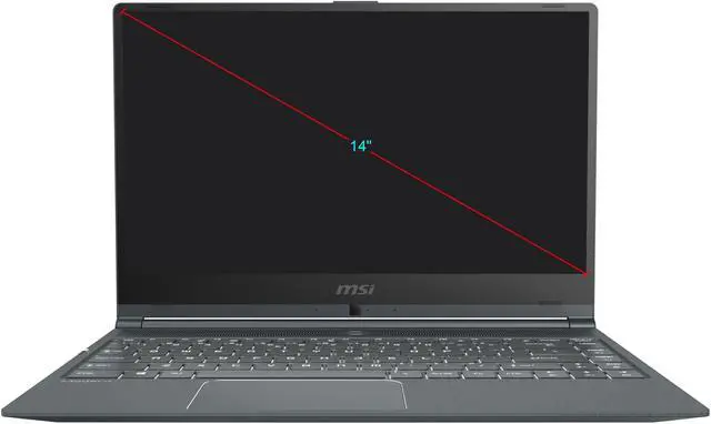 Alt view image 4 of 18 - MSI Laptop Intel Core i5-10210U 8GB Memory 512 GB NVMe SSD NVIDIA GeForce MX330 14.0" Non-Touch Screen Windows 10 Pro 64-bit Modern 14 A10RAS-1031